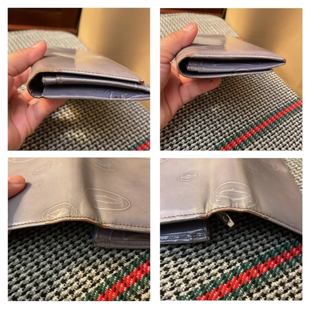 Authentic Cartier Happy Birthday Enamel Long Wallet